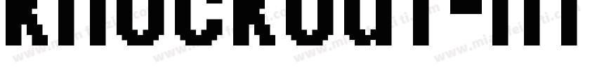 knockout-htf67 fulll字体转换